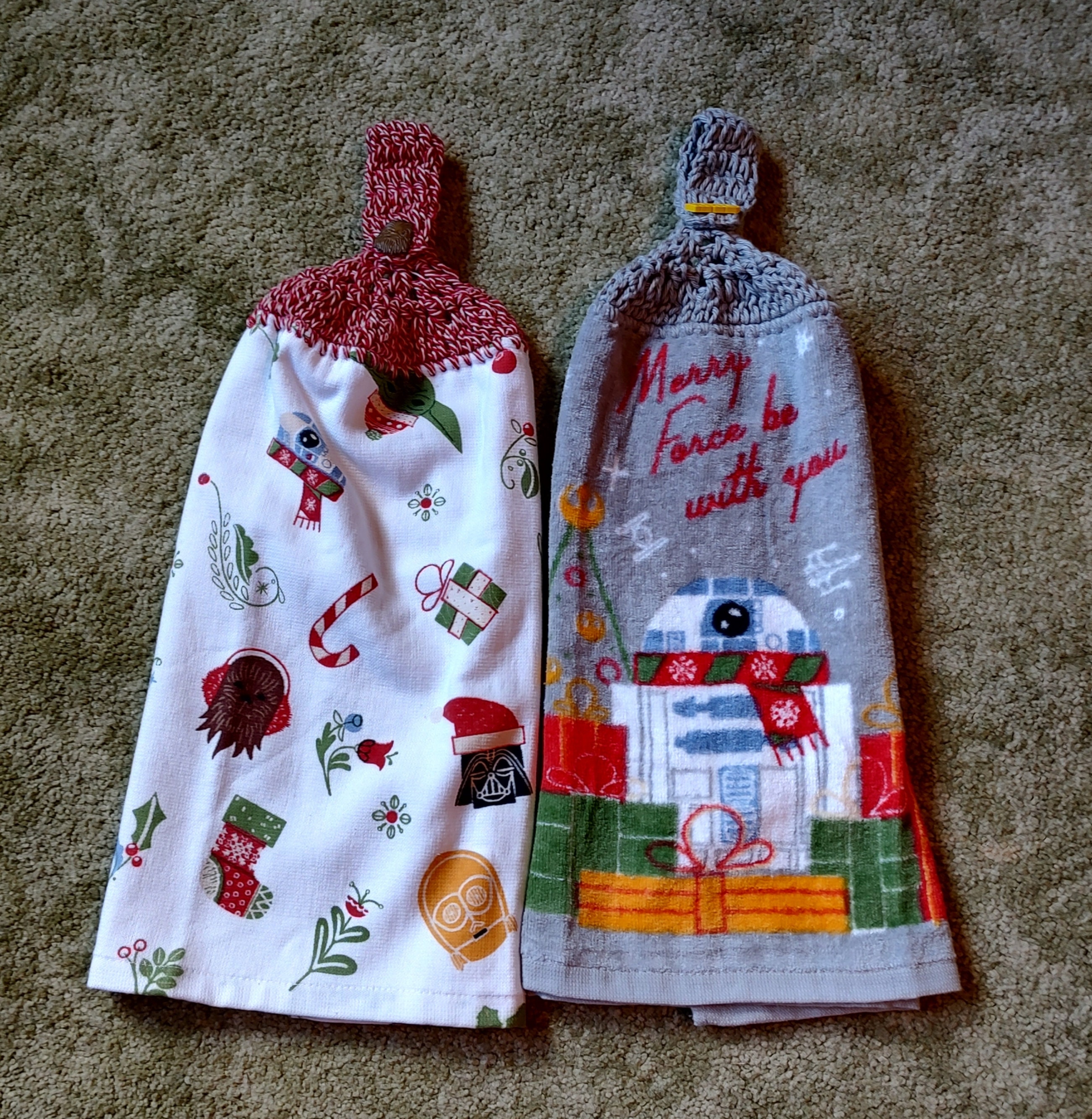 Star Wars Droids BB8 & R2D2 Personalized Dish Kitchen Hand Towels ANY COLOR