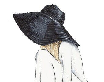 Miriam - Illustration Print - by Brooke Hagel