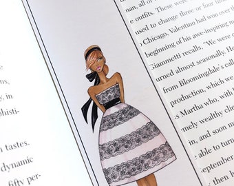 Fashion Illustration Bookmark-Fashionable Bookmark-Fashion Illustration-Fashion Bookmark-Brooke Hagel