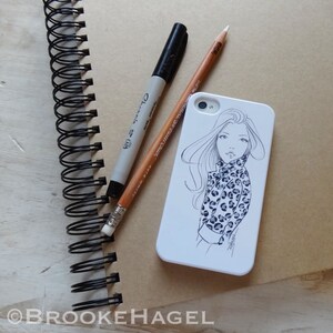 SALE iPhone 4/4s Cell Phone Cover-Brooklit Phone Case-Lively Leopard image 2