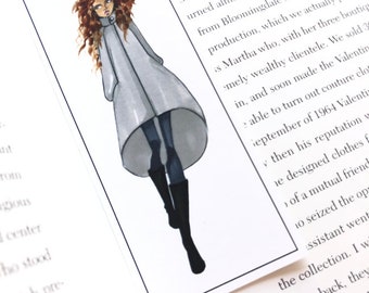 Bookmark-Fashion Illustration-Brooklit-Vogue II-Brooke Hagel-Fashion Bookmark