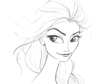 Elsa - Frozen - Illustration - Ice Queen