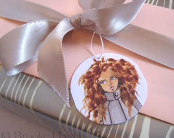 Gift Tags-fashion Illustration-present labels