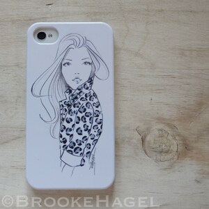 SALE iPhone 4/4s Cell Phone Cover-Brooklit Phone Case-Lively Leopard image 4