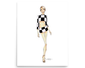 Anna Sophia Fashion Illustration by Brooke Hagel