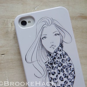 SALE iPhone 4/4s Cell Phone Cover-Brooklit Phone Case-Lively Leopard image 1