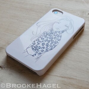 SALE iPhone 4/4s Cell Phone Cover-Brooklit Phone Case-Lively Leopard image 3