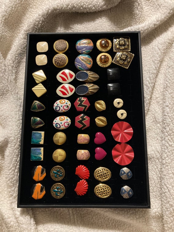 80’s and 90’s earrings 24 pair