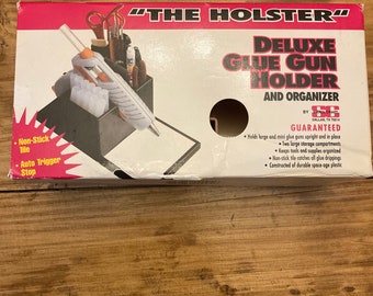 1990s glue gun holder and organizer