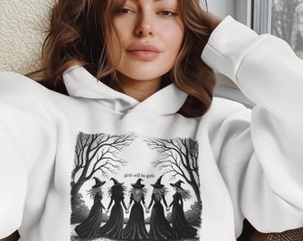 Witch Coven Pullover Hoodie – Girls Will Be Girls, Gothic Halloween