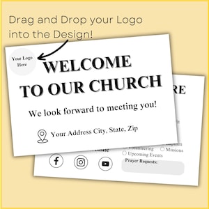 Simple Church Connection Card 6 in X 4 In. | Ministry Information ...