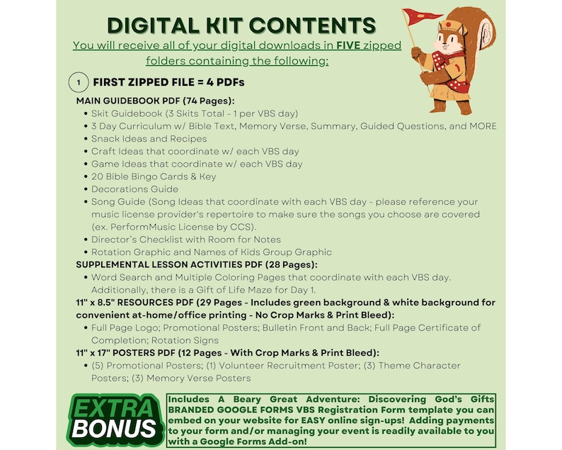 Kit de tres días para la Escuela Bíblica de Vacaciones 2026 / Obras de teatro, programa, guías y actividades para la Escuela Bíblica de Vacaciones / Ministerio infantil Church Kids / Descarga digital imagen 2