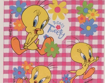 Loony Tunes Tweety Bird 1997 Vintage AGC Single Sticker Sheet Sticker Collecting Craft ~ 20-01-23
