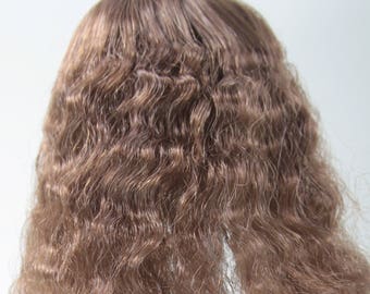 Monique Synthetic Wig Periwig Hairdo Style Elise Size 6-7 Light Brown Children Vintage Doll Wig  ~ 20-01-465