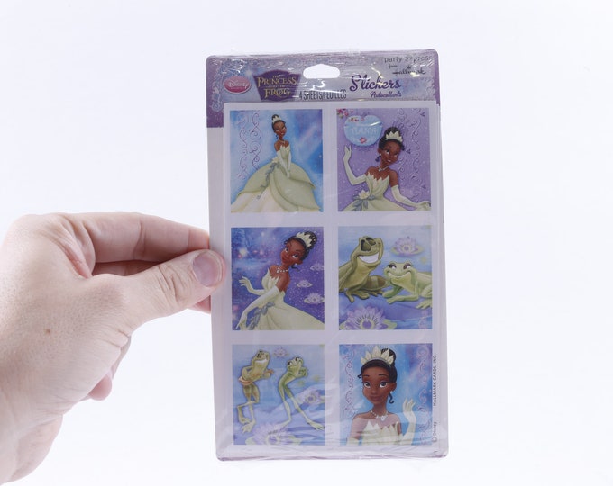 Disney Hallmark The Princess and the Frog Cartoon Characters Pictures Party Express 20-01-122 Collection Sticker Sheet
