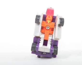 purple excavator toy