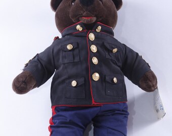 Bear Force Of America Plush Bear VTG 1989 Large 20/" Stuffed Teddy Ira Green Toy