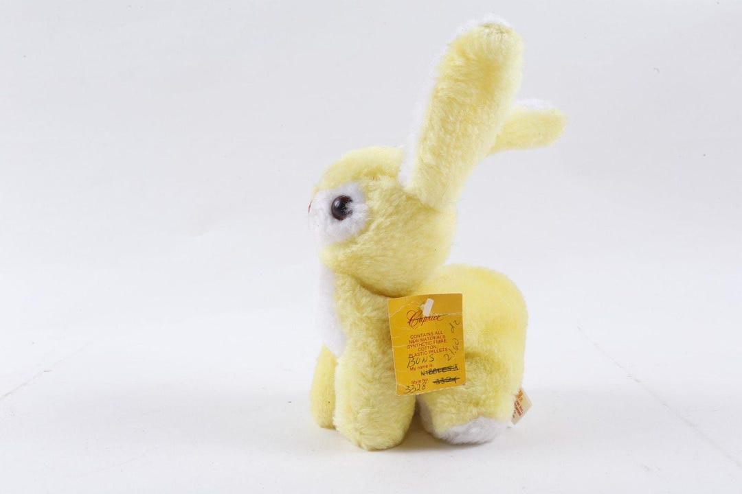 Kamar, 80s Plush Buns, Yellow, Rabbit, Bunny, Style 3328, Plush, Doll ...