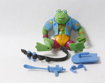 Genghis Frog Vintage Teenage Mutant Ninja Turtles 1989 Playmates
