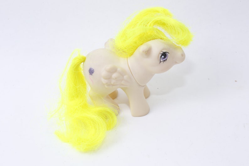 Hasbro, My Little Pony, Baby Surprise, Pegasus, Baby Ponies, 1980s, White Body, Yellow Hair, Fantasy, Toy, 230317-10766 1083, 115, 461 image 2