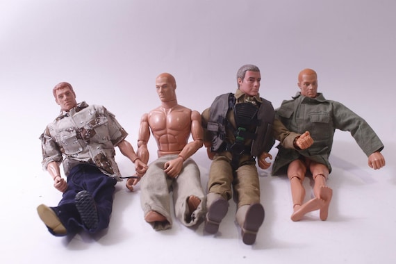 1990s 1998, Hasbro, GI Joe, Action Figures, Lot, Vintage, PVC, Toy