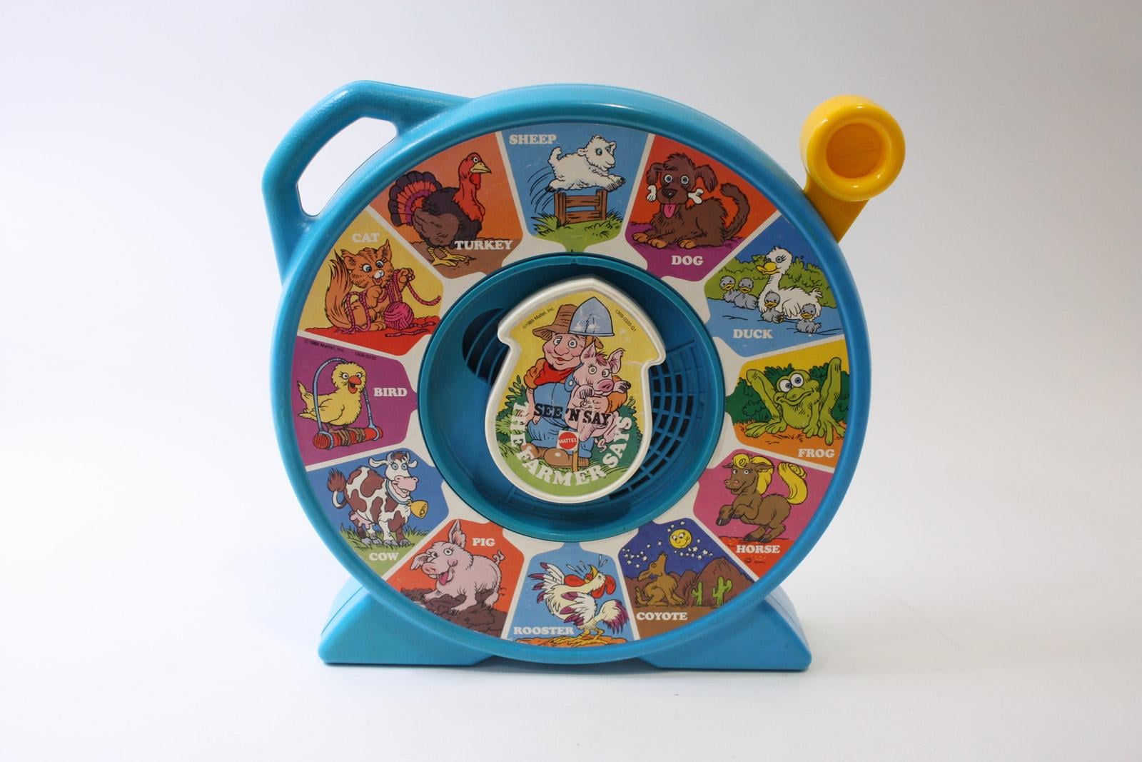 1989, Mattel, See 'n Say, the Farmer Says, Activity Toy, Vintage