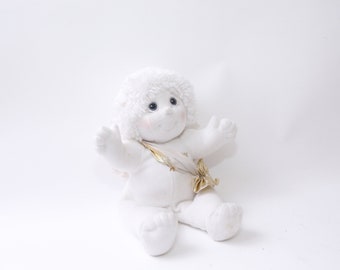 1999, Angel Hugs, Dreamsicles, White, Soft, Adorable, Figure, Vintage Plush, Stuffed Toy, Vintage, ~220930-DISG 1259