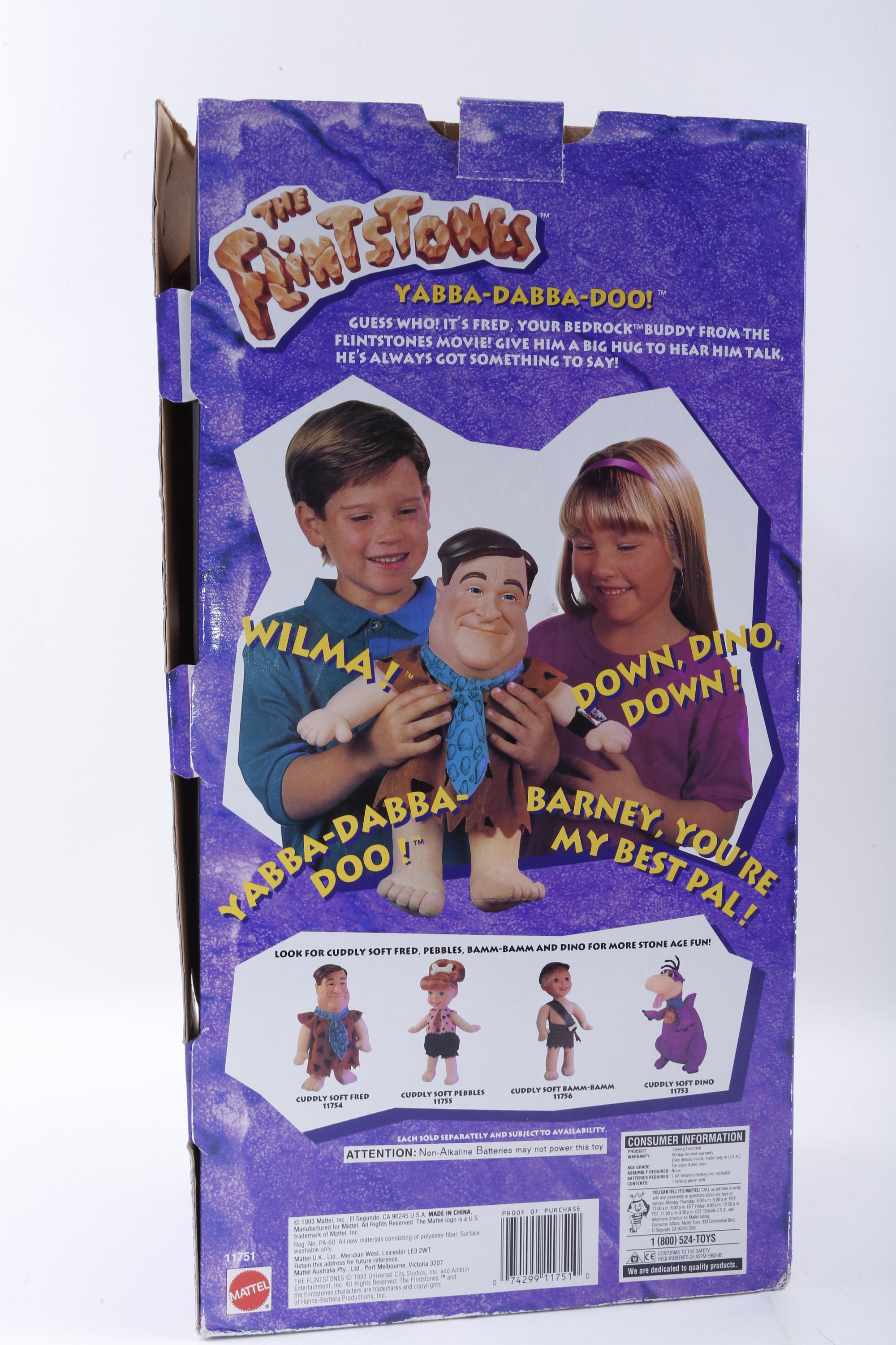 Peluche De Los Picapiedra – Fred Flintstone De 27 Cm, Super Suave, Original Y Con Licencia Oficial