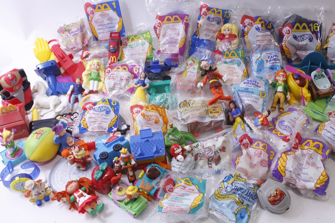 Mcdonald's Happy Meal Toys, 80s 90s Set of 60, Hot Wheels