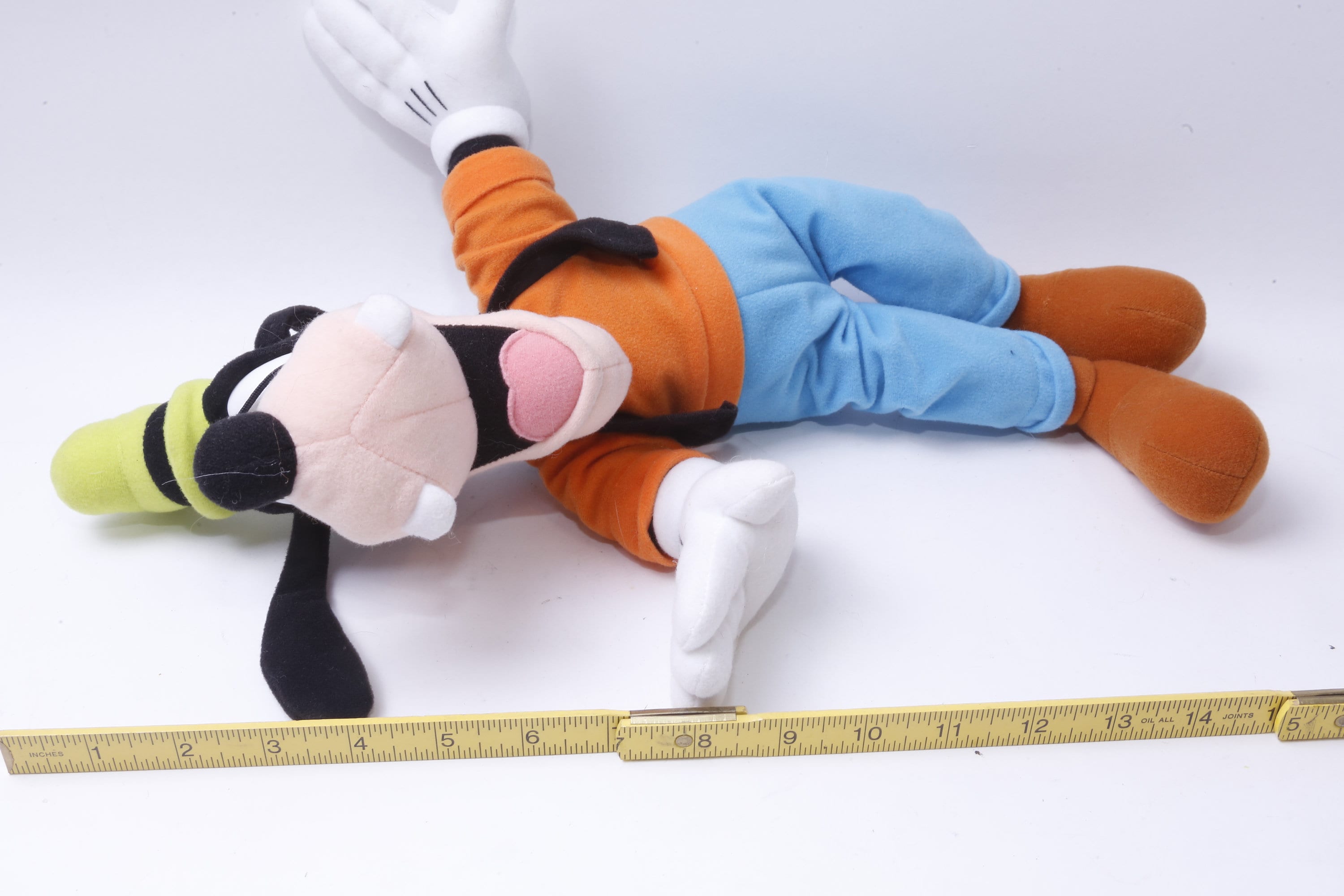【希少】グーフィー ぬいぐるみ ビンテージ vintage goofy ディズニー、グーフィー、犬、笑う、15インチ、ぬいぐるみ
