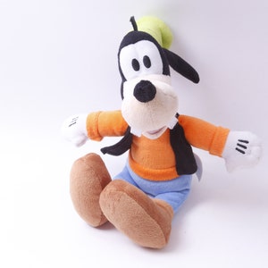 Disney, Goofy, Hund, gekleidet, 10", weich, Plüsch, Spielzeug, Figur, Cartoon, Vintage Plüsch, Stofftier, ~ 20-34-1197