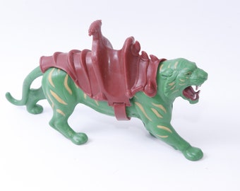 Mattel, MOTU, Masters of the Universe, Battle Cat, Figura de acción, década de 1980, Serie original, Criatura, Juguete, Vintage, Coleccionable, ~ 1252