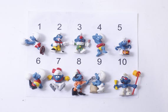 PICK YOUR OWN #1 Vintage 80s Smurfs Pvc Figures Toy Lot Cake PICK YOUR OWN #1 Vintage 80s Smurfs Pvc Figures Toy Lot Cake
