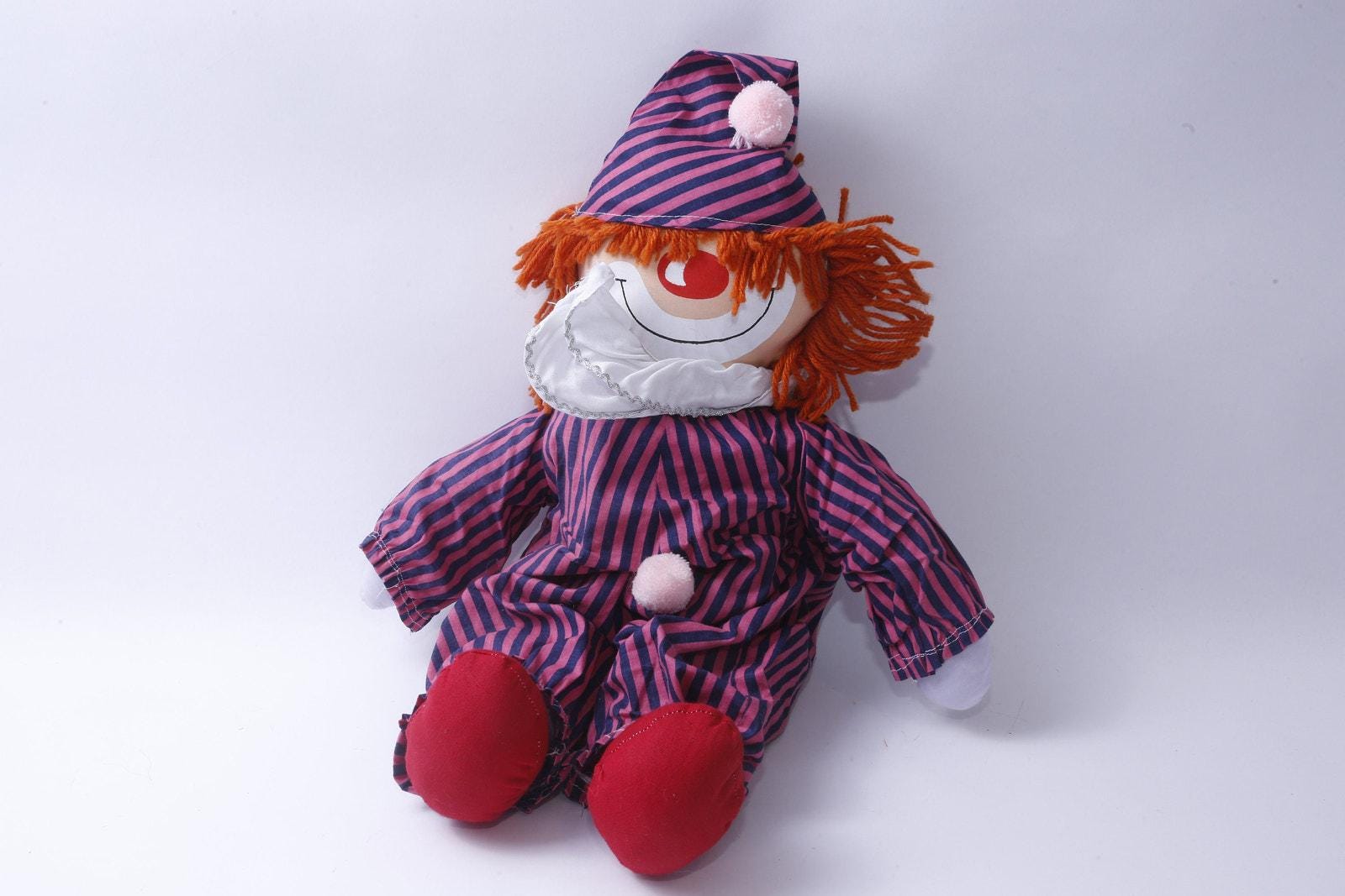 ピエロのぬいぐるみ - Etsy 日本