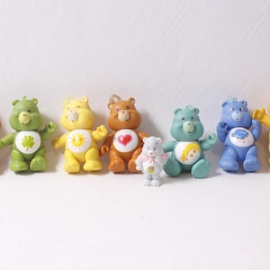 Care Bears Small Poseable Figurine Lot FLAWED Vintage ~ 260427-WH M-15-03