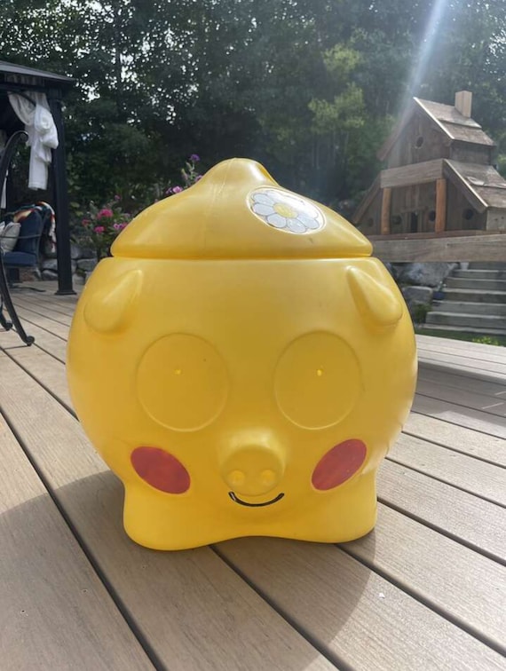 Little Tikes Penny Pig Yellow Toy Box Toy Storage Vintage 240418 WH HME Etsy UK