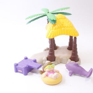 Little Tikes, Toddle Tots, Beach Combers, Playset, Tropical, Toy, Incomplete, ~ 250125-WH 93