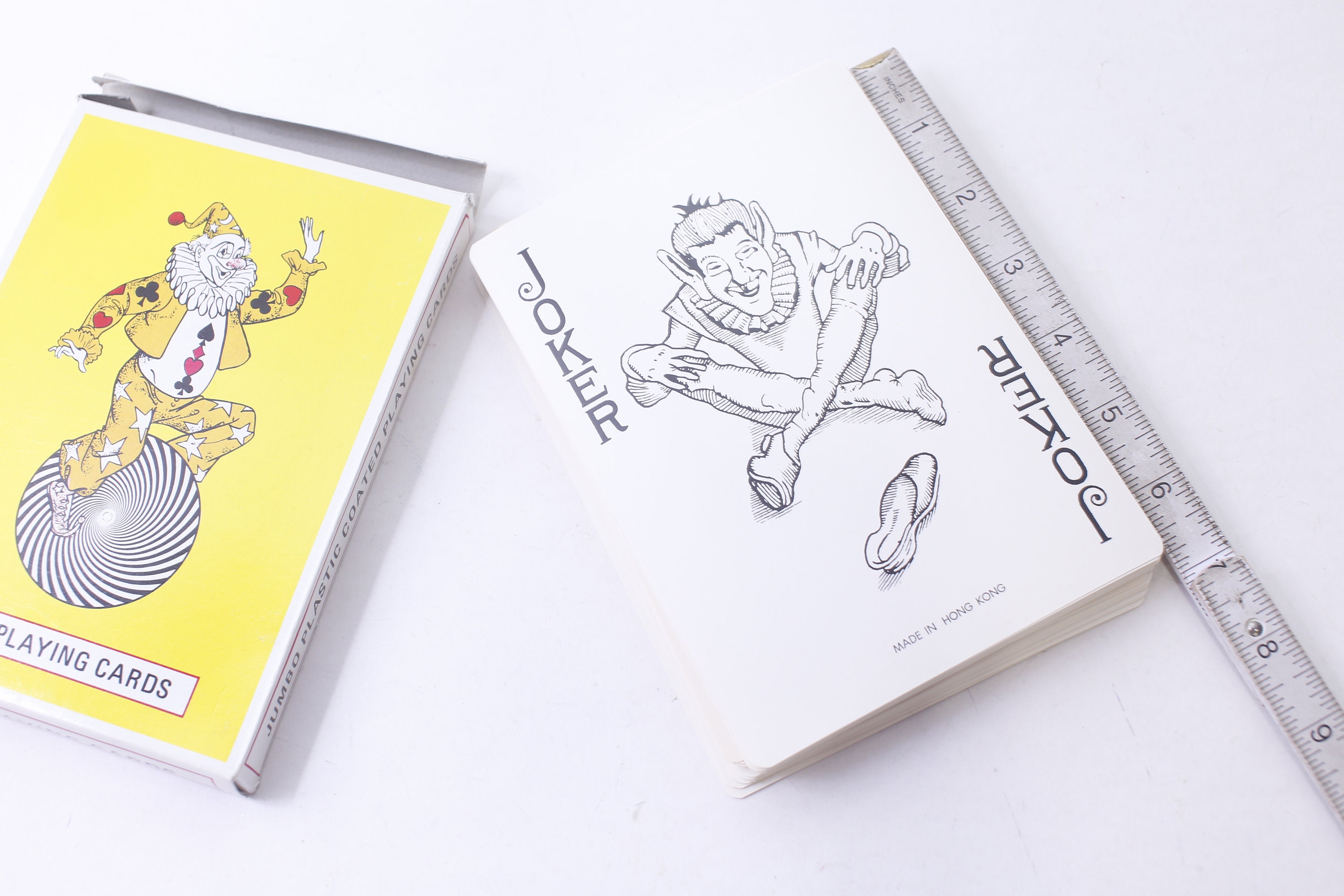 Jumbo Playing Cards, Plastic Coated, Card Deck, Large