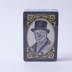 1971, W C Fields, Comedian, Playing Cards, J L Brown, Plastic Coated, Card Deck, ~ 250407-WH 167