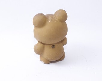 赤ちゃんクマ、愛らしい、茶色、ソビエト、USSR、ゴム、4 1/2 インチ