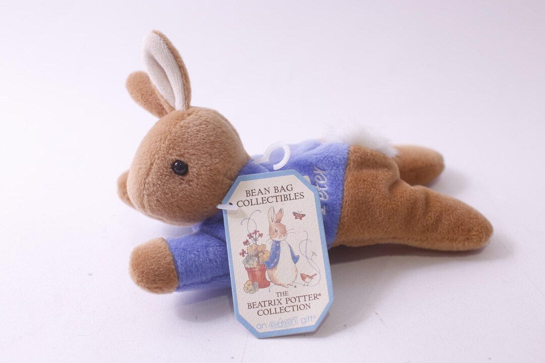 Peter Rabbit, Bean Bag, Eden, Plush, Beatrix Potter, Stuffed
