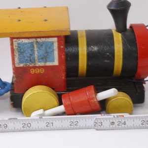 Huffty Raa Raa Train Set Fisher Price, Huffy Puffy, Wooden Train, Toy, Set, Vehicle, Antique ...