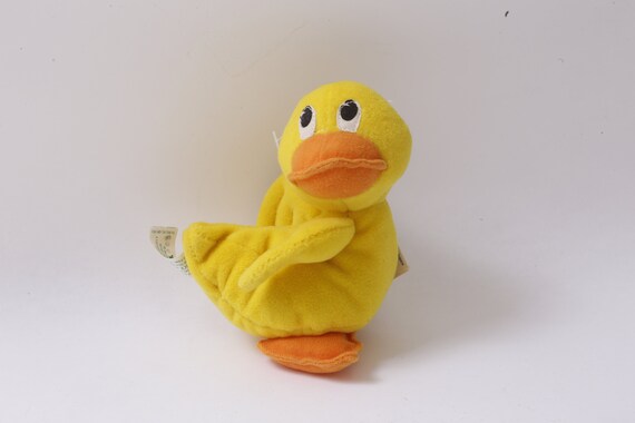 Sesame Street Rubber Duckie Cookie Monster Tyco Yellow 5