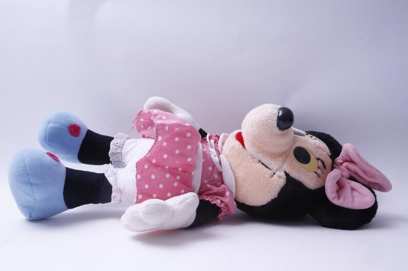 80s Disney, Minnie Mouse, Dressed, 16", Plush, Soft, Toy, Vintage Plush, Stuffed Animal ~ 987 image 3
