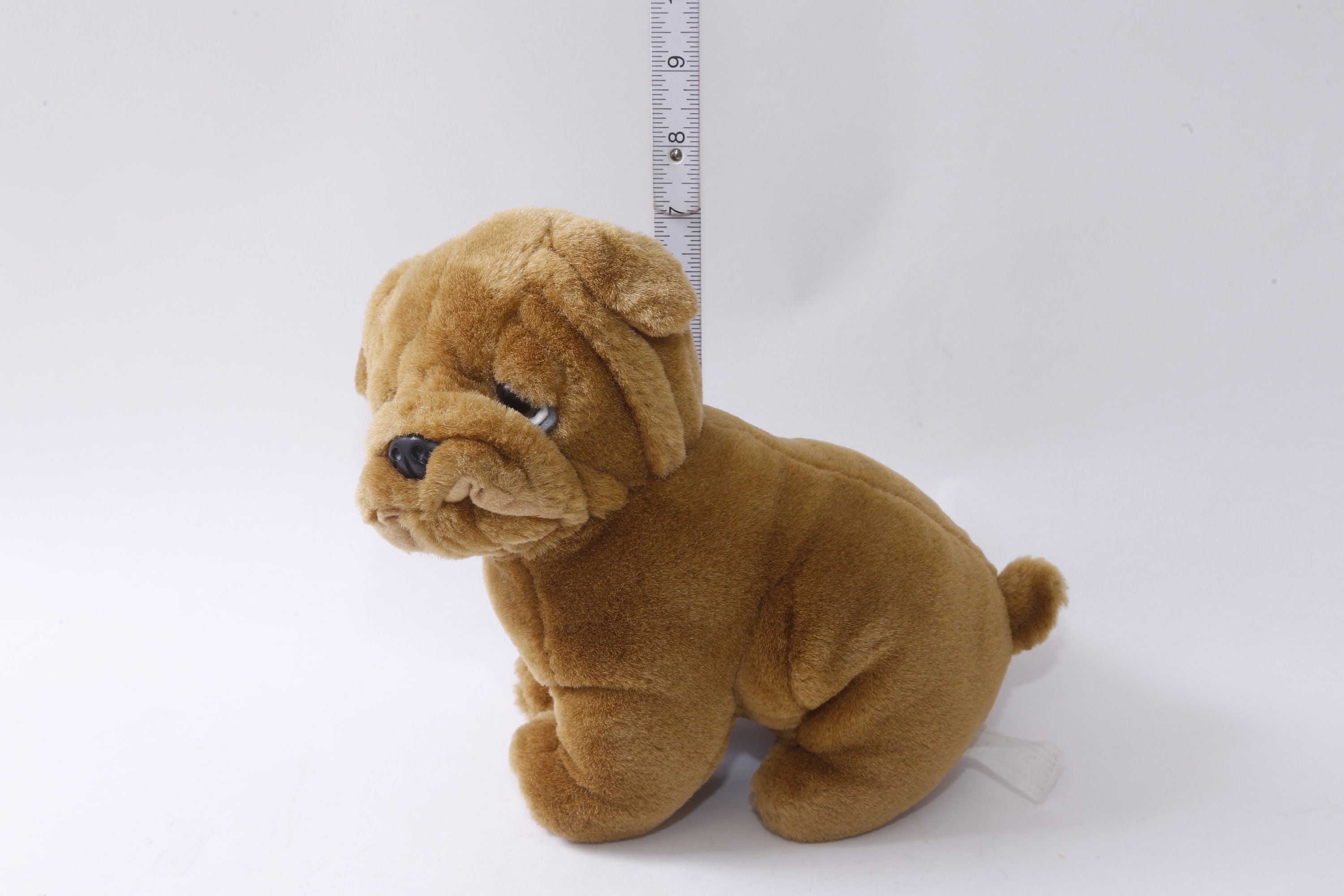 stuffed shar pei dog