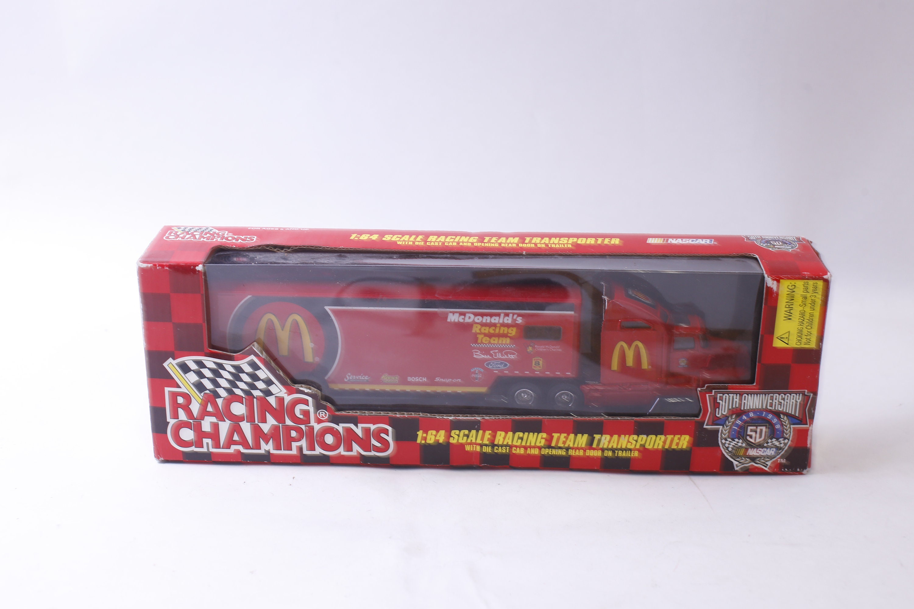 マクドナルド レーシングチーム トランスポーター マクドナルド、レーシング チャンピオン、レッド トラック、1:64
