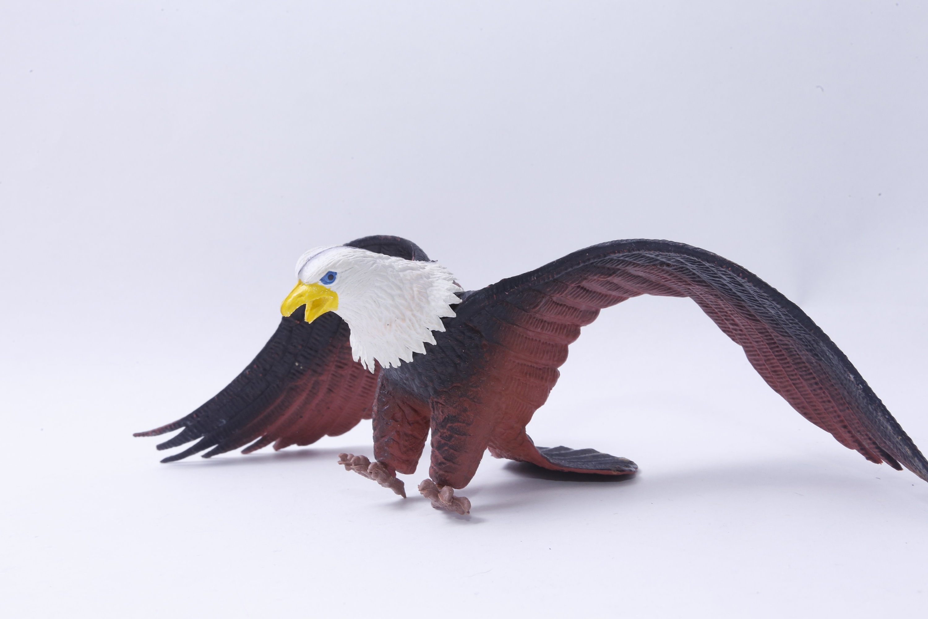 Vintage Rubber Bald Eagle, Bird, US Seal Eagle, Toy, Figure