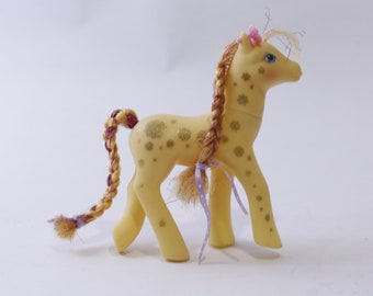 My Little Pony, Twinkler, Toy Figurine, Glittery Sweetheart Sister Series, Glittery Suns Symbol, Hasbro, Vintage, ~ 240603-WH 945