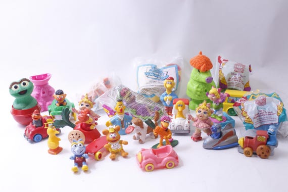 90s McDonald ミールトイセット　フィギュア Mcdonald's Happy Meal, Muppets, Toy Figures Set, Sesame Street