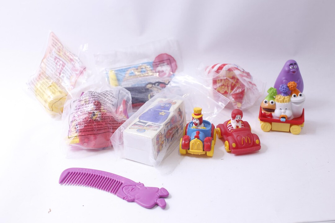Mcdonald's Happy Meal Toys, Ronald Mcdonald Cars, Grimace Comb